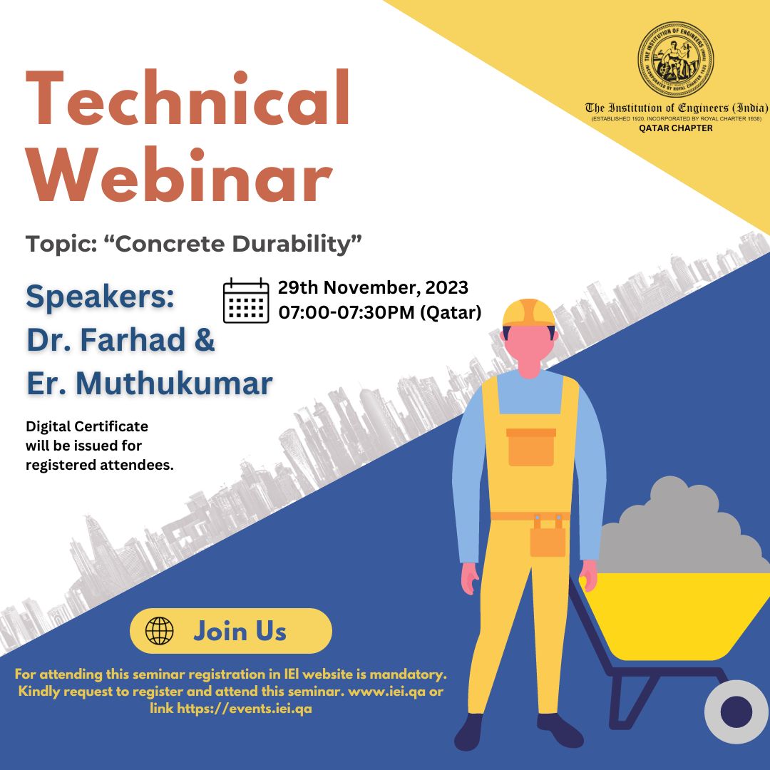 Technical Webinar on the Topic "Concrete Durability"	