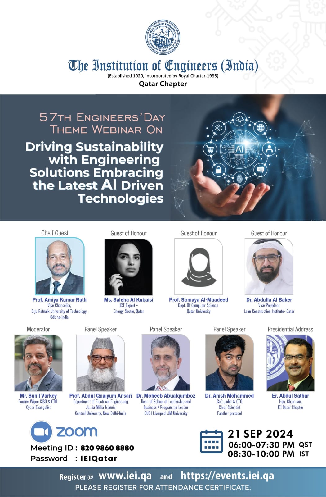 Webinar On Driving Sustainability with Engineering Solutions Embracing the latest AI Driven Technolo