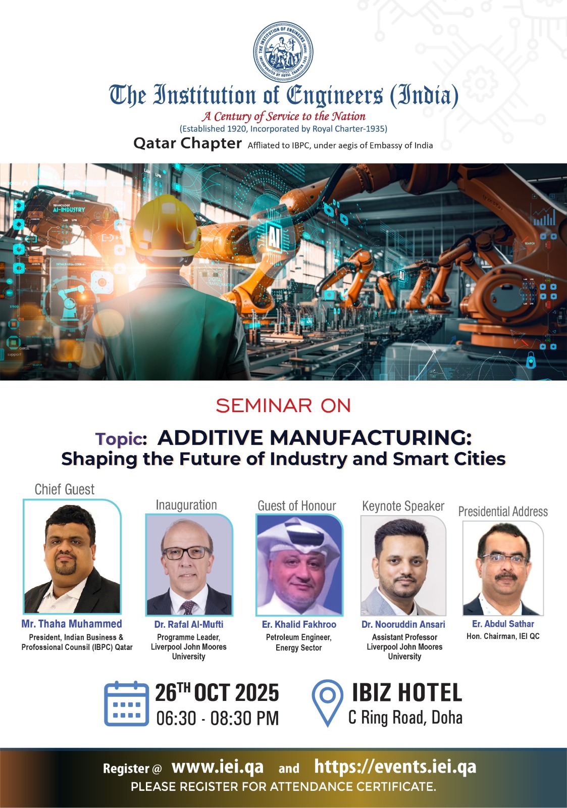 Seminar On  Topic: ADDITIVE MANUFACTURING: Shaping the Future of Industry and Smart Cities