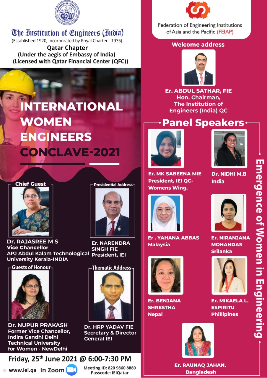 International Women Engineers Conclave 2021- Registration form