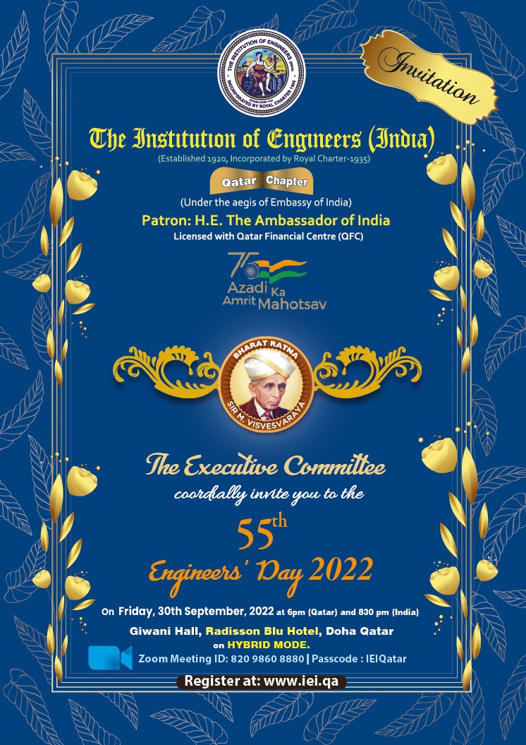 55th Engineers Day on 30 September 2022